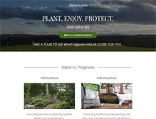 Tablet Screenshot of digtrees.com